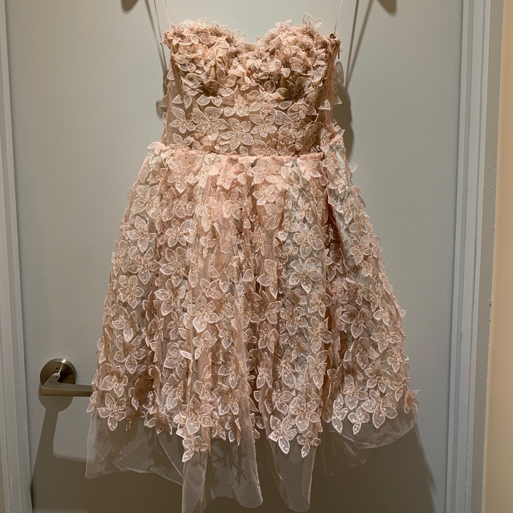 Giambattista Valli X H&M lace pink dress